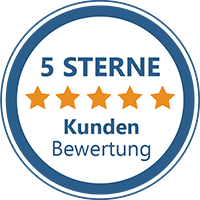 5 Sterne Kundenbewertung